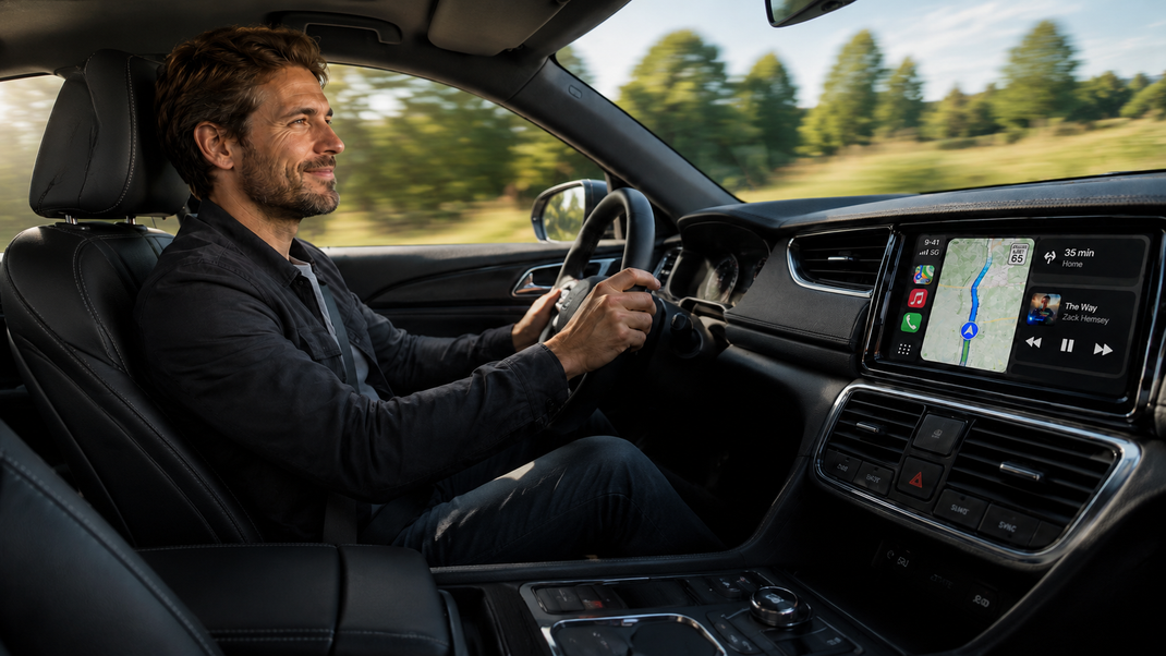 Wireless CarPlay running through Spike Air Pro